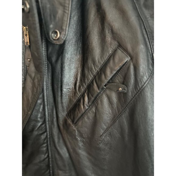 Vintage Wilson Leather Jacket Genuine Leather, Size XL - Picture 9 of 16